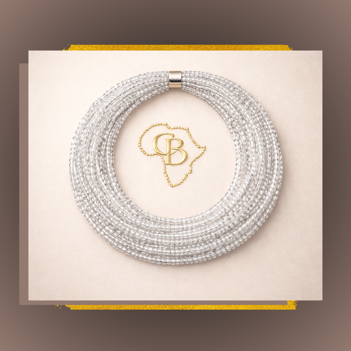 Clear  Traditional Tie on Waist Beads