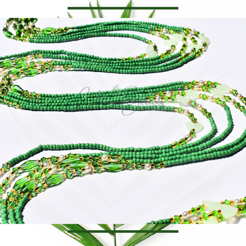 Glow in the dark Tie on Waist Beads Collection