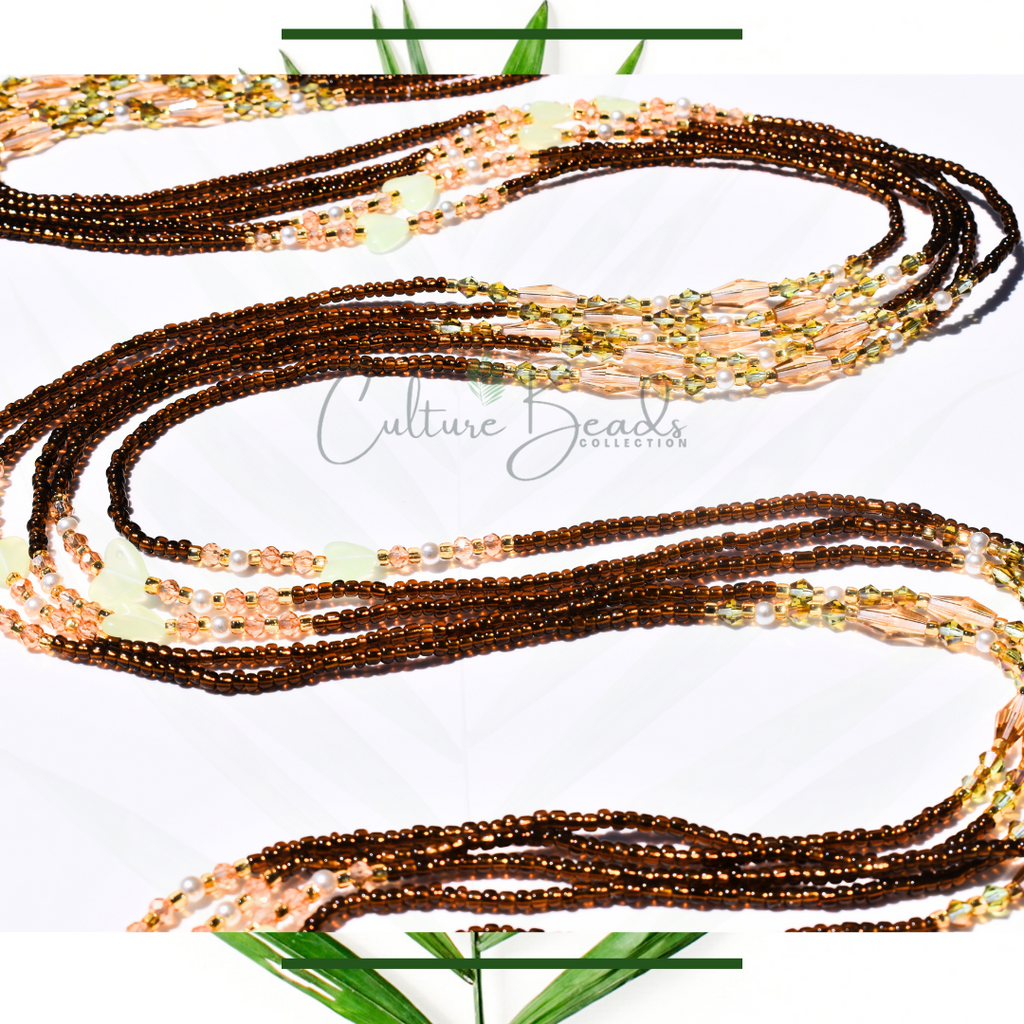 Glow in the dark Tie on Waist Beads Collection