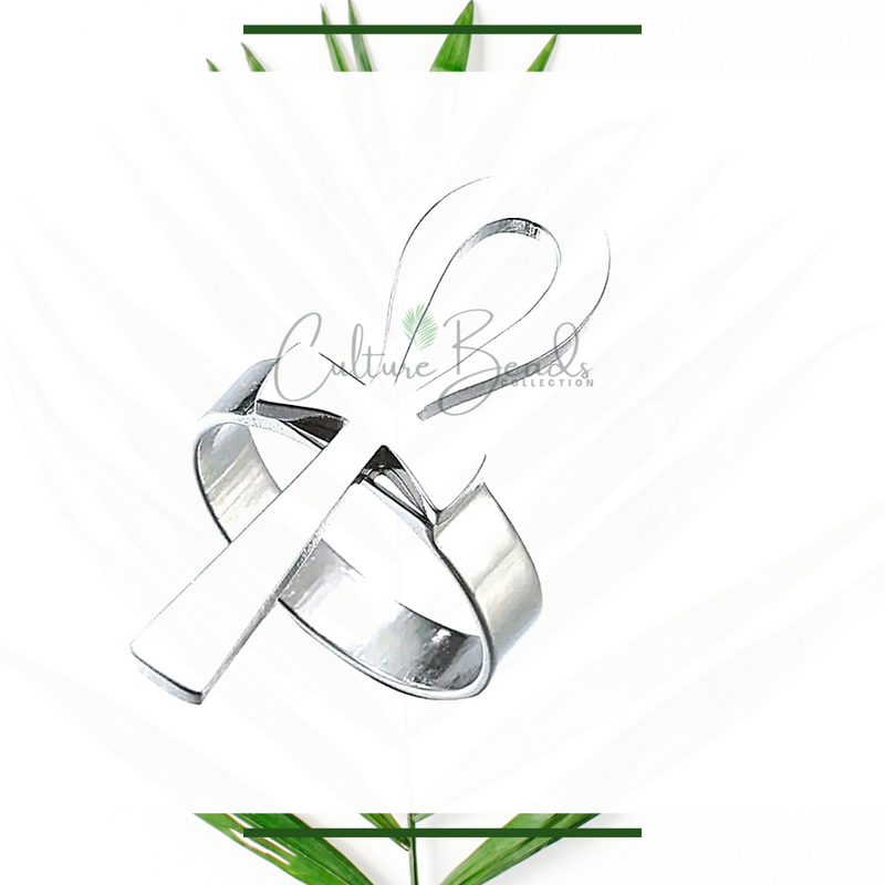 Large Ankh Symbol Stainless Steel Ring